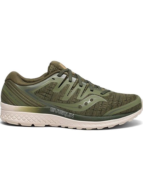 Saucony Mens Guide ISO 2 Road Running Shoe Sneaker - Olive Shade - Size 8.5
