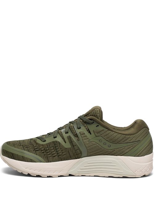 Saucony Mens Guide ISO 2 Road Running Shoe Sneaker - Olive Shade - Size 8.5