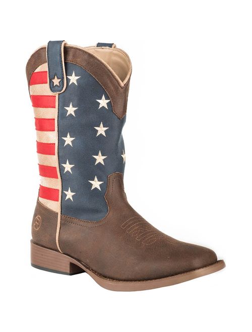 Roper Mens American Patriot Western Western Shoes -
