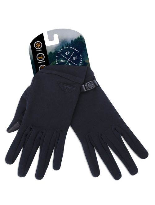 Mens Women Thermal Warm Fleece Lined Gloves Insulated Touchscreen Sports Driving