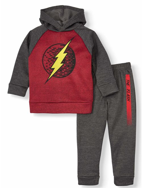 Flash Pullover Hoodie & Taped Jogger, 2pc Outfit Set (Toddler Boys)