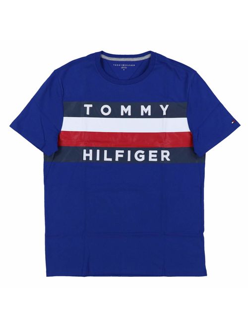 Tommy Hilfiger Mens Large Graphic Flag Logo T-Shirt