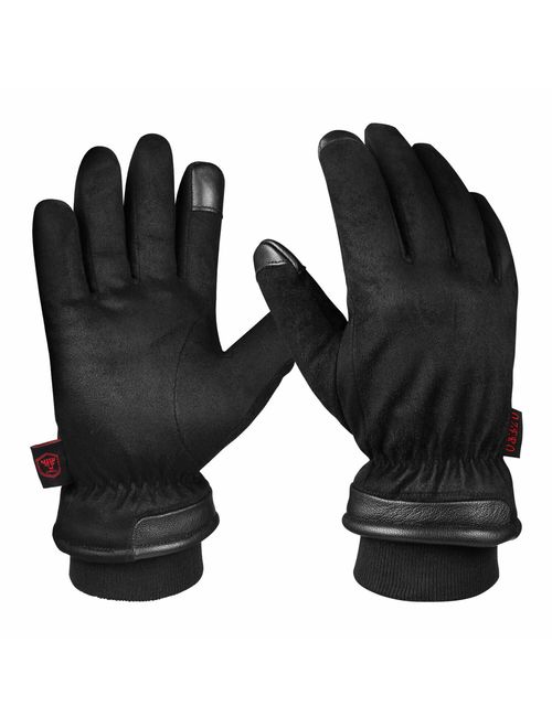 OZERO -30 Waterproof Winter Gloves Touchscreen Fingers for Driving, Motorcycle - Hands Warm in Cold Weather Thermal Gifts for Men