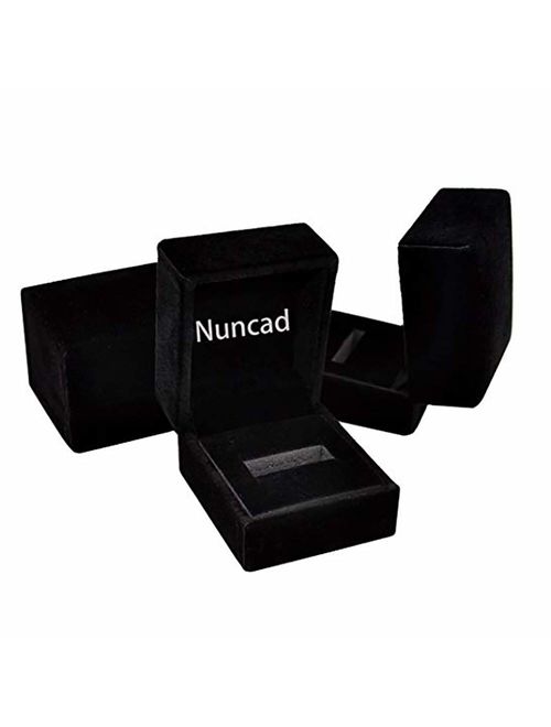 NUNCAD Men's 8mm Tungsten Carbide Ring Blue & Black Matte Finish Beveled Edge Wedding Band Size 4 to 17