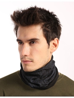 Tough Headwear Neck Warmer - Winter Fleece Neck Gaiter & Ski Tube Scarf for Men & Women - Cold Weather Face Cover, Mask & Shield