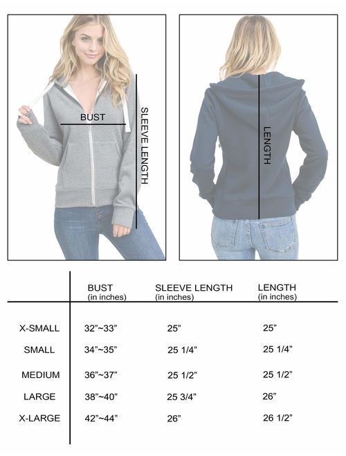 esstive Women's Ultra Soft Fleece 1/4 Zip-Up Pullover Hoodie Sweatshirt