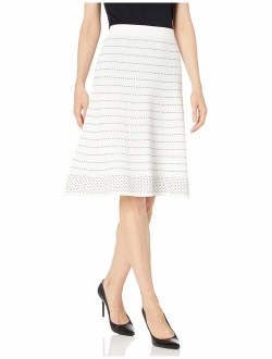 Women's Contrast Stitching Skirt