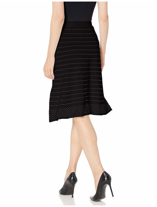 Calvin Klein Women's Contrast Stitching Skirt