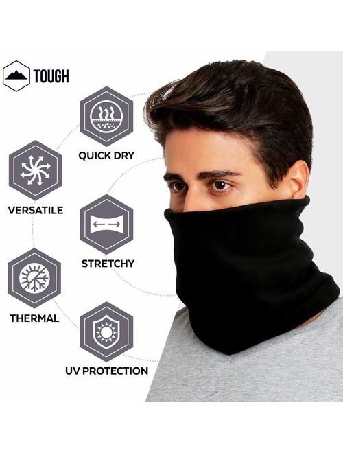 Neck Warmer - Winter Fleece Neck Gaiter & Ski Tube Scarf for Men & Women - Cold Weather Face Cover, Mask & Shield for Running, Skiing, Snowboarding - Ultimate Comfort, Th