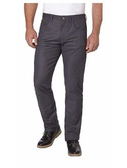 Men's Stretch Slim Fit Twill Pant, Asphalt, 36Wx32L