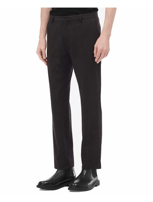 Calvin Klein Men's Slim-Fit Seersucker Plaid Pants