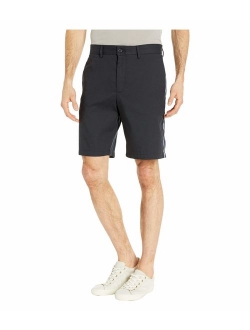 Men's Contrast Stripe Cotton Twill Shorts
