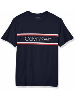 Men's Athleisure Logo Crewneck T-Shirt