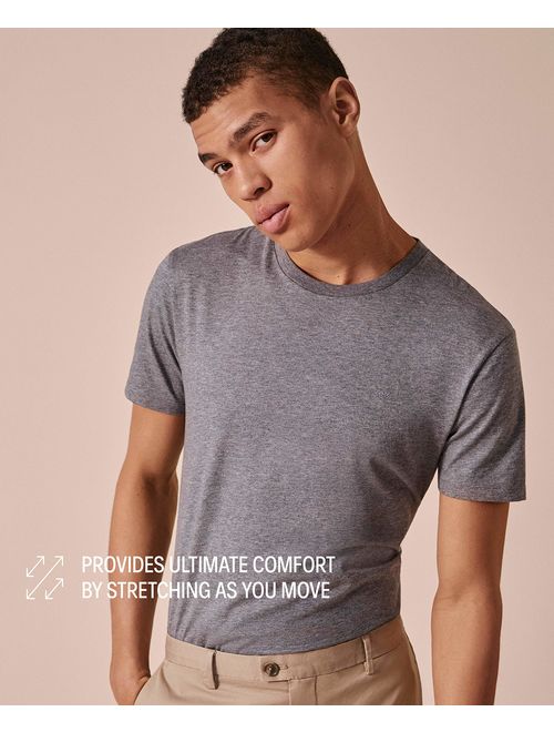 Calvin Klein Men's Short Sleeve Crew Neck Liquid Jersey T-Shirt with Uv Protection