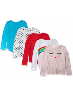 Spotted Zebra Girls 4-Pack Long-Sleeve T-Shirts Pack of 4 Brand