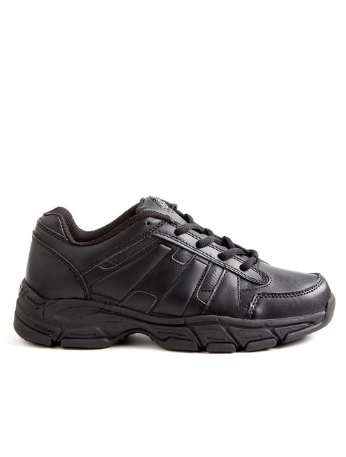 Dickies&#174; Men's Athletic Lace Leather Slip Resistant Sneakers - Black