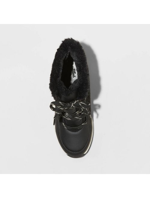 Women's Hessie Nylon Sport Bottom Winter Boots - Universal Thread&#153; Black