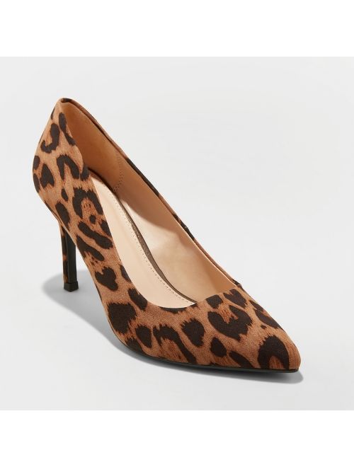Women's Gemma Pointed Toe Heeled Pumps - A New Day&#153;