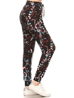 Premium Women's Joggers Popular Print and Solid High Waist Track Yoga Full Length Pants(S-XL) BAT1