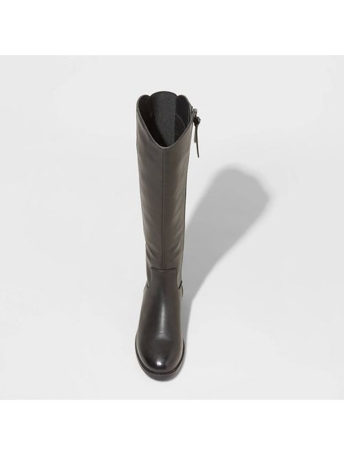 Women's Brisa Faux Leather Riding Boots - Universal Thread