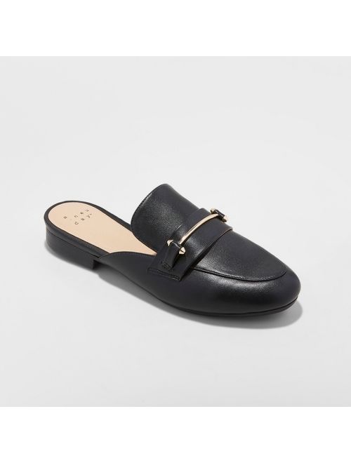 Women's Remmy Backless Loafers - A New Day&#153; Black