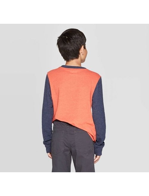 Boys' Long Sleeve T-Shirt - Cat & Jack&#153; Orange