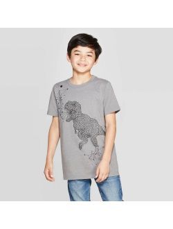 Boys' Short Sleeve Graphic T-Shirt - Cat & Jack™ Gray