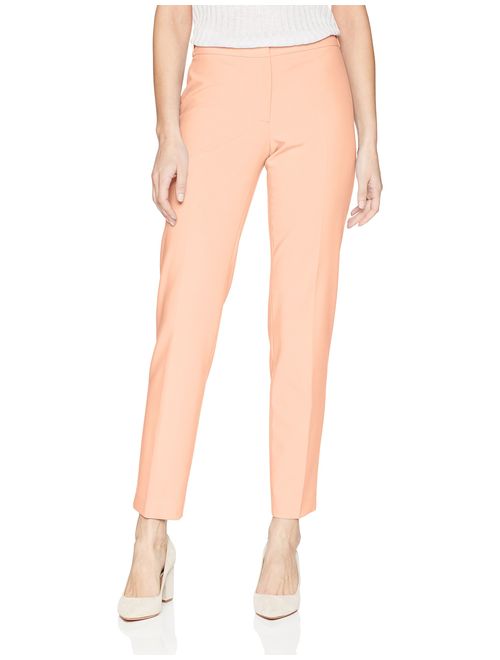Calvin Klein Women's Slim Fit Lux Highline Pant with Button Closure