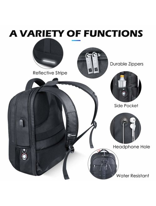 Laptop Backpack, Sosoon Business Bags School Bookbag for College Travel Backpack