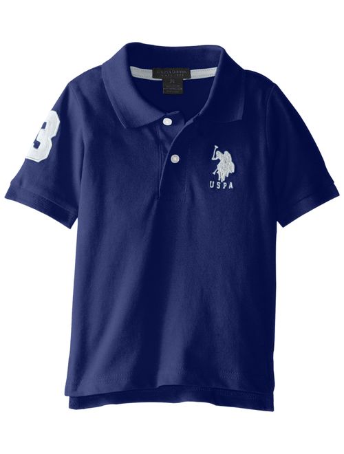 U.S. Polo Assn. Boys' Short Sleeve Solid Pique Polo