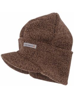 Men's Knit Hat With Visor