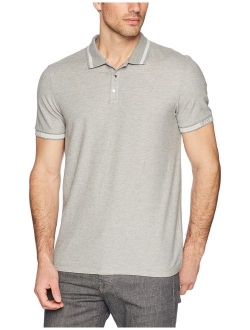 Men's Short Sleeve Pique Cotton Polo Shirt