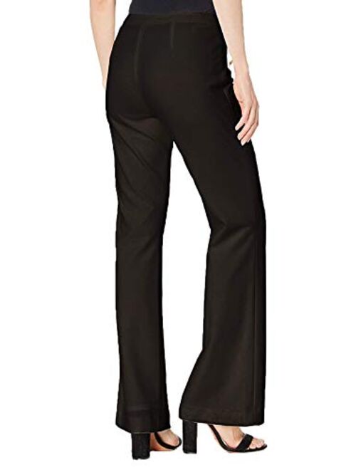 Calvin Klein Women's Wide Leg Pant with Contrast and Buttons