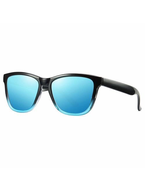 ELITERA Polarized Sunglasses For Women Men Gradient Colors Designer UV Protection