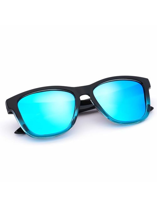 ELITERA Polarized Sunglasses For Women Men Gradient Colors Designer UV Protection