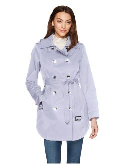 Women's Double Breasted Trench Rain Jacket