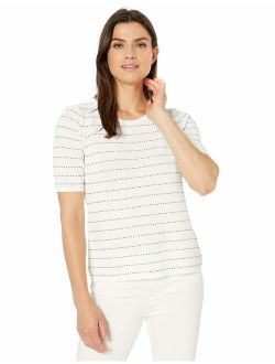 Women's Contrast Stitching Sweater Top