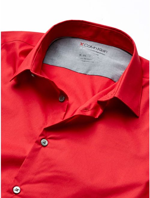 Calvin Klein Men's Dress Shirt Xtreme Slim Fit Non Iron