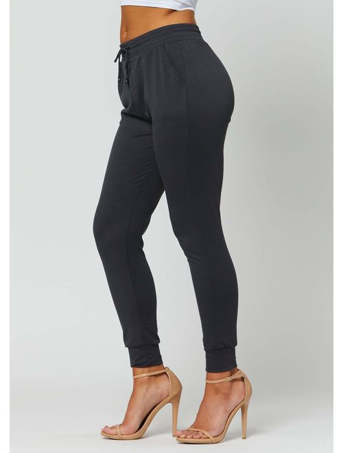 Conceited Premium Ultra Soft Jogger Sweatpants with Pockets for Women 8 Colors High Waisted