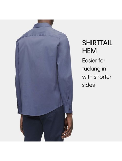 Calvin Klein Men's Stretch Cotton Button Down Shirt