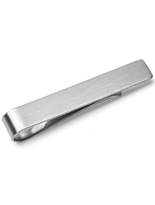 Tie Bar Clip, Skinny Narrow and Wide - Gift Boxed by Puentes Denver (Various Sizes & Styles)