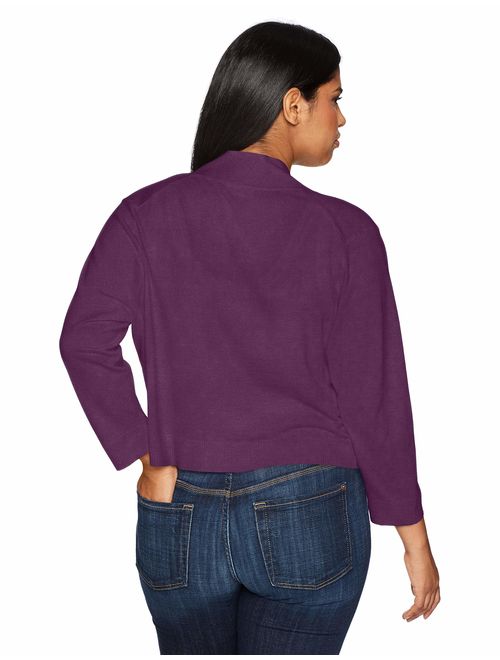 Calvin Klein Women's Plus-Size Lurex Basic Shrug Sweater