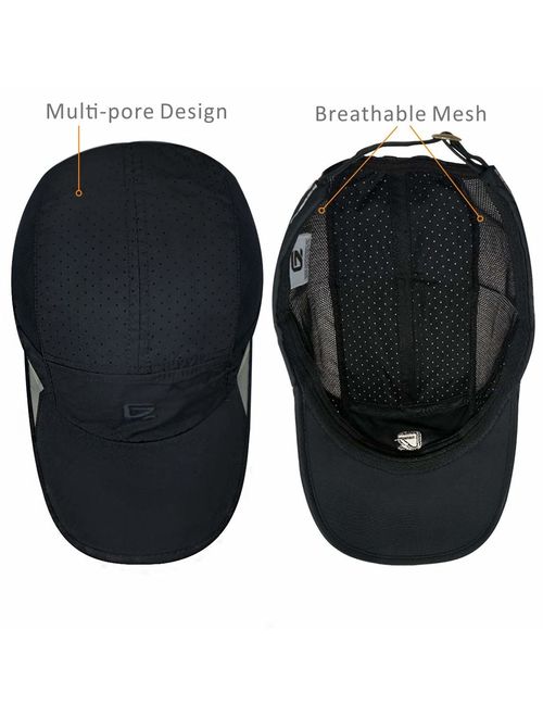 GADIEMKENSD Quick Dry Sports Hat Lightweight Breathable Unstructured Soft Run Cap Unisex