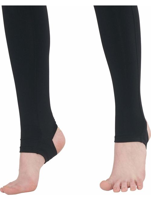 Zeronic Women's High Waist Stirrup Leggings Tights Gym Workout Yoga Pants