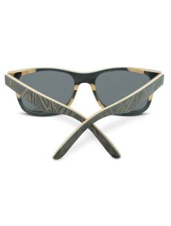 Wood Sunglasses made from Maple -100% polarized shades that float