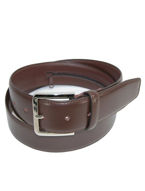 CTM Men's Leather Travel Money Belt (Large Sizes Available)