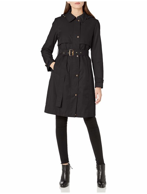 Calvin Klein Women's Hooded Trenchcoat