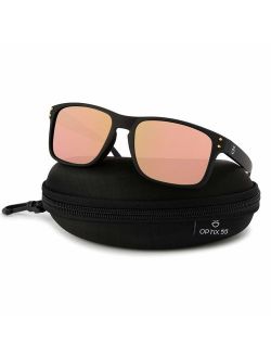 Optix 55 Polarized Glasses for Men & Women - Night Vision/Sun Glasses with PC, Rubber Frame & REVO Coating Sports Sunglasses