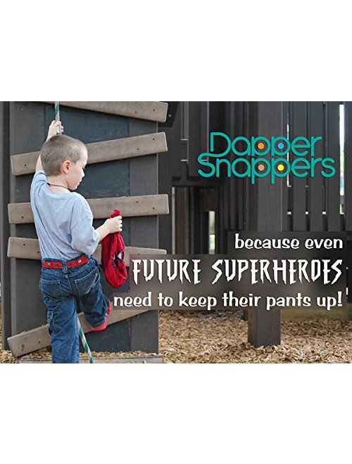 Dapper Snapper Made in USA Original Toddler Adjustable Belt-Black