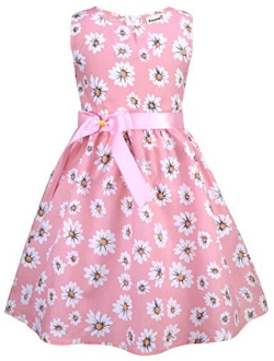 Kid Floral Cotton Girls Dresses Summer Girl Clothes